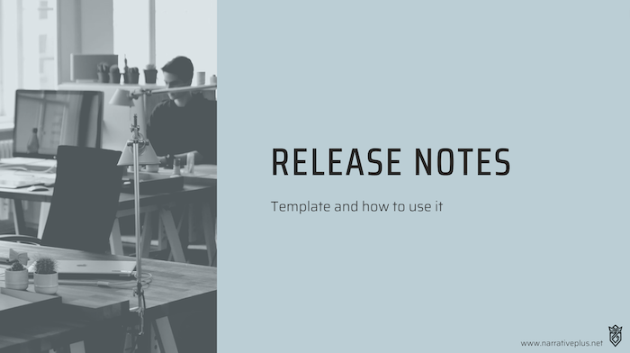 Release Notes presentation cover slide